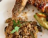 Foto del paso 5 de la receta: Salmón con aguacate y arroz integral