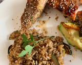 Foto del paso 5 de la receta: Salmón con aguacate y arroz integral