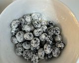صورة لخطوة 2 من وصفة  كيكة blue Barry باللوز 