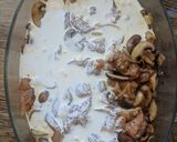 A picture of step 5 of Chicken Stroganoff.
