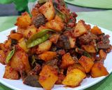 Foto langkah ke 4 dari resep Sambal goreng kentang hati sapi.