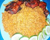 A picture of step 6 of Curry style jollof rice.