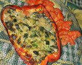 Foto del paso 3 de la receta: Morrones rellenos vegetariano