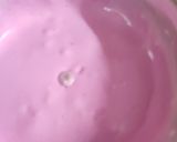 A picture of step 3 of Dragon fruit non cheesy cheese cake.