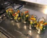 Une image de l'étape 9 de Conserves de piments verts aux tomates, ail et herbes aromatiques.