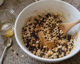 A picture of step 1 of Ewok Energy Bites (No-Bake Oat Peanut Butter Balls).