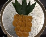 عکس مرحله 4 از دستور تزئین میوه به شکل آناناس 🍍