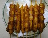 Hình bước làm 6 của món Bánh Hỏi & Đậu + Củ Sắn Nướng Chay