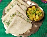 A picture of step 6 of Soru Chakli Rice Crepe/Makar Sankranti recipe.