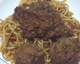 Hình bước làm 5 của món Mì Ý meatball