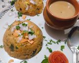A picture of step 4 of Oats upma.