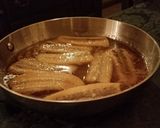 A picture of step 5 of Bananas Foster – Flambé.