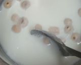 A picture of step 3 of Sabut dana, makhana kher.