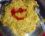 A picture of step 5 of Veg Noodles.