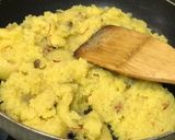 A picture of step 3 of Kesari Bhath or Saffron Halwa: Karnataka Special.