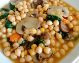 Foto del paso 11 de la receta: Garbanzos con champiñones y espinacas