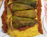 Une image de l'étape 6 de Poivrons Farcis accompagnés de boulgour et sauce tomate.