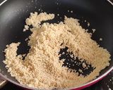 A picture of step 2 of Jaggery Rava kesari.