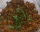 A picture of step 4 of Creamy Dahi Masala Bhindi.