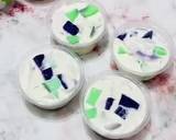 Cara Membuat 425 Pandan Taro Coconut Dessert 6