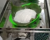 Foto langkah ke 4 dari resep Kue Putu Pandan.