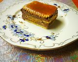 Karamellás-kekszes pudingos szelet recept fázis 2 fotója