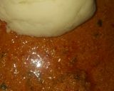 A picture of step 9 of Sakwara da miyar egusi.