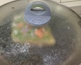 A picture of step 6 of Palak Rava toast.