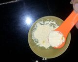 A picture of step 8 of Tricolor fruit custard tricolor chocolate bowl.