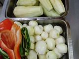 Lasaña o lasagna, de..., pollo, zapallo, verduras, ricotta