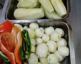 Foto del paso 2 de la receta: Lasaña o lasagna, de..., pollo, zapallo, verduras, ricotta