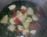 A picture of step 3 of Special spinach.