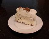 Vanilla / Peanut Butter Ice Cream Cake with a Crispy Crust and Whipped Cream Topping With Creamy Crispy Chicolate Bark recipe step 19 photo