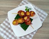 Hình bước làm 5 của món Thịt xông khói cuộn trứng cút
