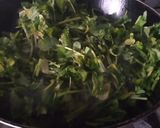 A picture of step 3 of Methi with brinjal.