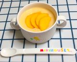 Hình bước làm 2 của món Pudding hồng