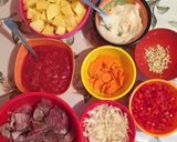 Pas rețetă Gulas unguresc de porc 1 fotografie