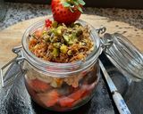 Une image de l'étape 10 de 🍓Strawberry Kunafa 🍨dessert croustillant🌾.