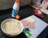 รูปขั้นตอนการทำที่ 1 ของ ไข่เจียวบะหมี่ชีส