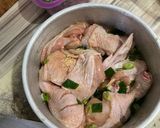 Foto langkah ke 3 dari resep Ginger steamed chicken / ayam kukus jahe.
