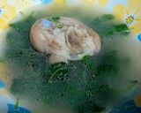 Hình bước làm 3 của món Canh rau má nấu giò heo