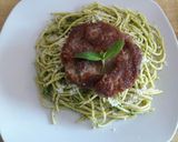 Foto del paso 4 de la receta: Tallarines verdes con apanado 🍝