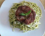 Foto del paso 4 de la receta: Tallarines verdes con apanado 🍝