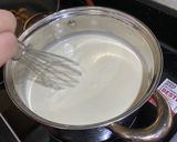 Hình bước làm 5 của món Panna Cotta Việt Quất - Trà Xanh