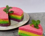 Foto langkah ke 7 dari resep Steamed Rainbow Cake Ny. LiemAngken Keenan.