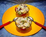 A picture of step 3 of Creamy fruits salad.