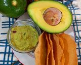 A picture of step 2 of Avocado spring onions chutney (dip).