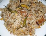 A picture of step 21 of Hyderabadi Sindhi Chickpea Pulao.