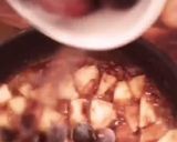 Une image de l'étape 7 de Crumble chocolat pomme raisin.