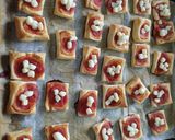 A picture of step 2 of Puff Pastry Mini Pizzas.